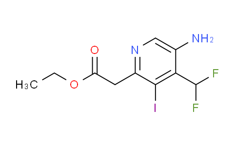 AM133060 | 1806917-17-8 | Ethyl 5-amino-4-(difluoromethyl)-3-iodopyridine-2-acetate