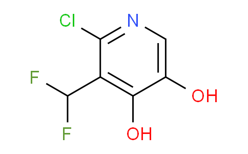 2-Chloro-3-(difluoromethyl)-4,5-dihydroxypyridine