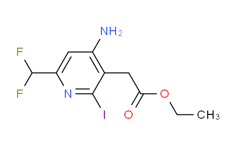 AM133073 | 1806824-32-7 | Ethyl 4-amino-6-(difluoromethyl)-2-iodopyridine-3-acetate