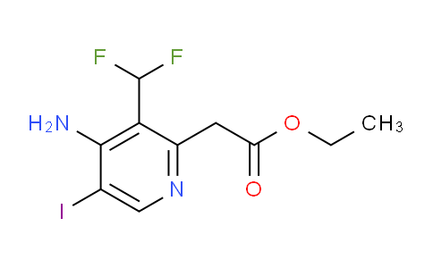 AM133075 | 1805370-09-5 | Ethyl 4-amino-3-(difluoromethyl)-5-iodopyridine-2-acetate