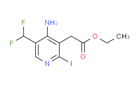 AM133077 | 1804364-90-6 | Ethyl 4-amino-5-(difluoromethyl)-2-iodopyridine-3-acetate