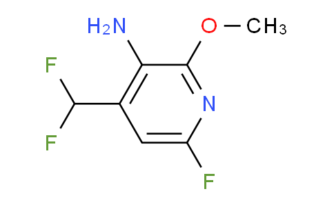 AM133092 | 1805114-59-3 | 3-Amino-4-(difluoromethyl)-6-fluoro-2-methoxypyridine