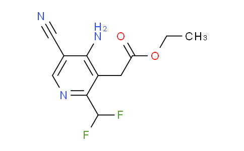 AM133102 | 1806811-06-2 | Ethyl 4-amino-5-cyano-2-(difluoromethyl)pyridine-3-acetate