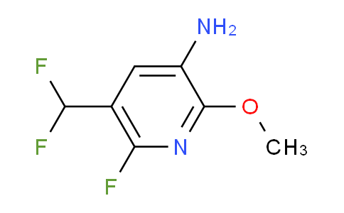 AM133103 | 1805342-20-4 | 3-Amino-5-(difluoromethyl)-6-fluoro-2-methoxypyridine