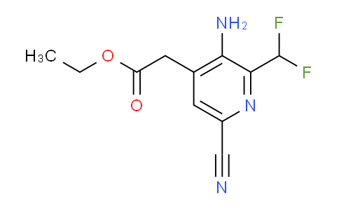 AM133107 | 1806831-45-7 | Ethyl 3-amino-6-cyano-2-(difluoromethyl)pyridine-4-acetate