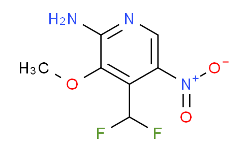 2-Amino-4-(difluoromethyl)-3-methoxy-5-nitropyridine