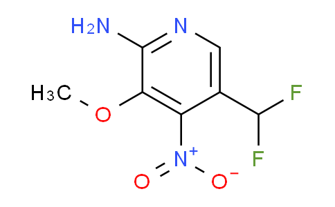 2-Amino-5-(difluoromethyl)-3-methoxy-4-nitropyridine