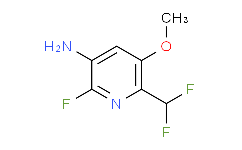3-Amino-6-(difluoromethyl)-2-fluoro-5-methoxypyridine