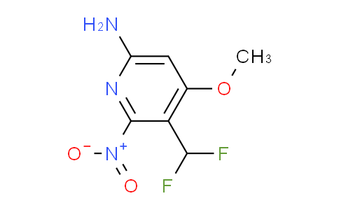 6-Amino-3-(difluoromethyl)-4-methoxy-2-nitropyridine