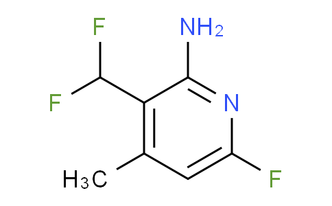 2-Amino-3-(difluoromethyl)-6-fluoro-4-methylpyridine