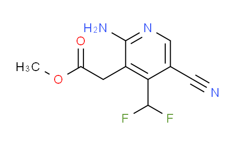 Methyl 2-amino-5-cyano-4-(difluoromethyl)pyridine-3-acetate