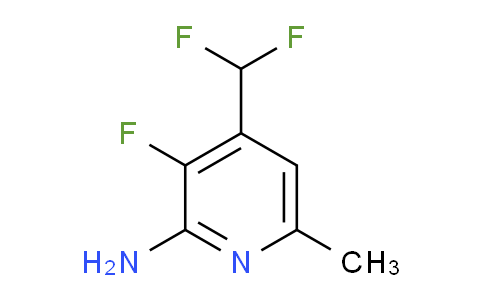 2-Amino-4-(difluoromethyl)-3-fluoro-6-methylpyridine