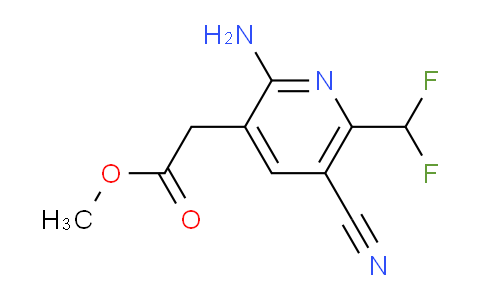 AM133124 | 1804485-72-0 | Methyl 2-amino-5-cyano-6-(difluoromethyl)pyridine-3-acetate