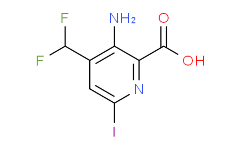 AM133132 | 1805961-26-5 | 3-Amino-4-(difluoromethyl)-6-iodopyridine-2-carboxylic acid
