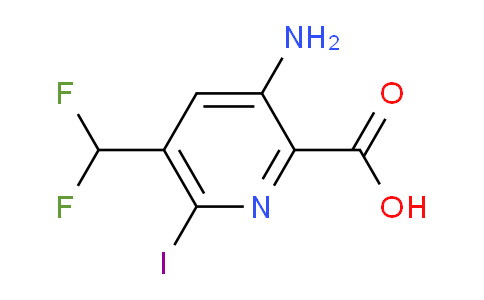 AM133137 | 1805138-08-2 | 3-Amino-5-(difluoromethyl)-6-iodopyridine-2-carboxylic acid