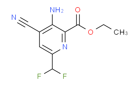 AM133144 | 1805348-52-0 | Ethyl 3-amino-4-cyano-6-(difluoromethyl)pyridine-2-carboxylate