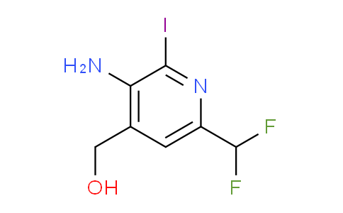 3-Amino-6-(difluoromethyl)-2-iodopyridine-4-methanol