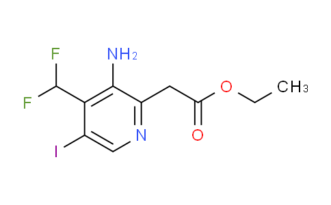 AM133168 | 1805217-08-6 | Ethyl 3-amino-4-(difluoromethyl)-5-iodopyridine-2-acetate