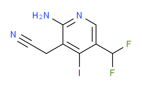 AM133173 | 1806894-48-3 | 2-Amino-5-(difluoromethyl)-4-iodopyridine-3-acetonitrile