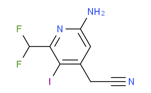 AM133177 | 1806814-52-7 | 6-Amino-2-(difluoromethyl)-3-iodopyridine-4-acetonitrile