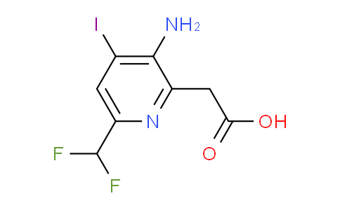 AM133180 | 1805368-25-5 | 3-Amino-6-(difluoromethyl)-4-iodopyridine-2-acetic acid