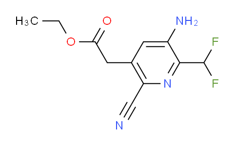AM133184 | 1806790-62-4 | Ethyl 3-amino-6-cyano-2-(difluoromethyl)pyridine-5-acetate