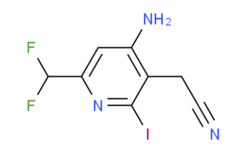 AM133188 | 1804513-29-8 | 4-Amino-6-(difluoromethyl)-2-iodopyridine-3-acetonitrile