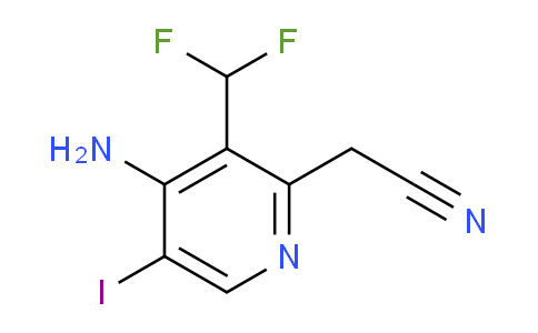 AM133189 | 1806887-73-9 | 4-Amino-3-(difluoromethyl)-5-iodopyridine-2-acetonitrile