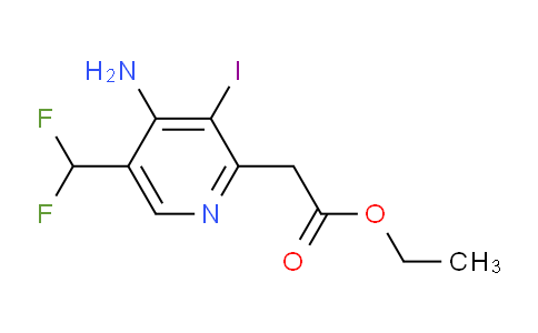 AM133196 | 1805969-94-1 | Ethyl 4-amino-5-(difluoromethyl)-3-iodopyridine-2-acetate