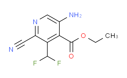 Ethyl 5-amino-2-cyano-3-(difluoromethyl)pyridine-4-carboxylate