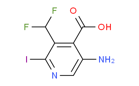 AM133270 | 1806810-24-1 | 5-Amino-3-(difluoromethyl)-2-iodopyridine-4-carboxylic acid