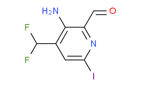 AM133272 | 1804513-74-3 | 3-Amino-4-(difluoromethyl)-6-iodopyridine-2-carboxaldehyde