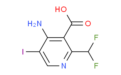 AM133273 | 1804514-37-1 | 4-Amino-2-(difluoromethyl)-5-iodopyridine-3-carboxylic acid