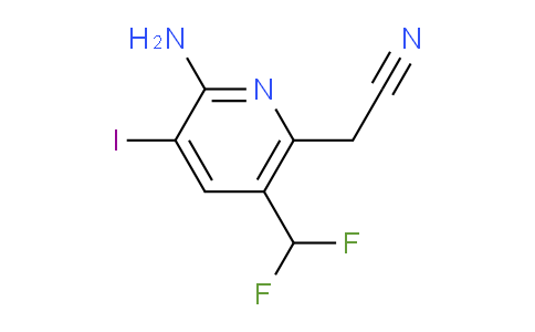 AM133277 | 1803672-36-7 | 2-Amino-5-(difluoromethyl)-3-iodopyridine-6-acetonitrile