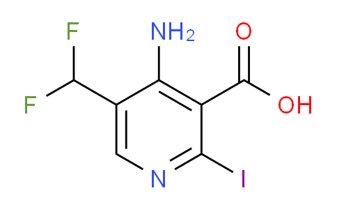 AM133280 | 1806914-32-8 | 4-Amino-5-(difluoromethyl)-2-iodopyridine-3-carboxylic acid