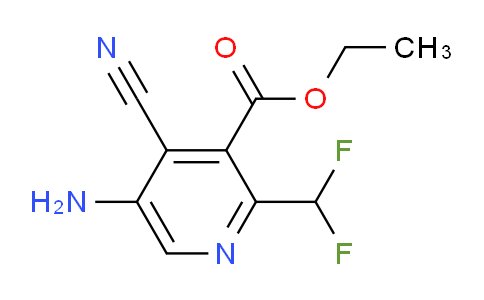 AM133284 | 1805110-84-2 | Ethyl 5-amino-4-cyano-2-(difluoromethyl)pyridine-3-carboxylate