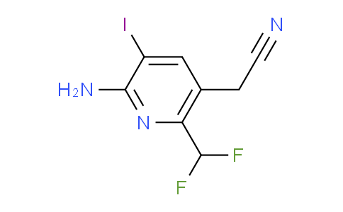 AM133285 | 1806798-02-6 | 2-Amino-6-(difluoromethyl)-3-iodopyridine-5-acetonitrile