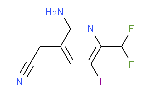 AM133287 | 1805960-48-8 | 2-Amino-6-(difluoromethyl)-5-iodopyridine-3-acetonitrile