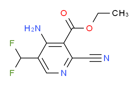AM133290 | 1805110-96-6 | Ethyl 4-amino-2-cyano-5-(difluoromethyl)pyridine-3-carboxylate