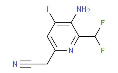 AM133291 | 1805076-70-3 | 3-Amino-2-(difluoromethyl)-4-iodopyridine-6-acetonitrile