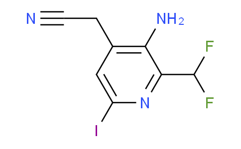AM133292 | 1803672-47-0 | 3-Amino-2-(difluoromethyl)-6-iodopyridine-4-acetonitrile