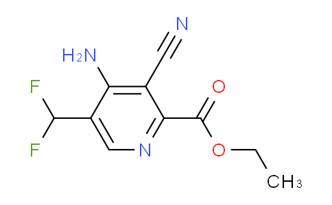 AM133300 | 1805111-02-7 | Ethyl 4-amino-3-cyano-5-(difluoromethyl)pyridine-2-carboxylate