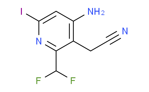 AM133302 | 1806814-65-2 | 4-Amino-2-(difluoromethyl)-6-iodopyridine-3-acetonitrile