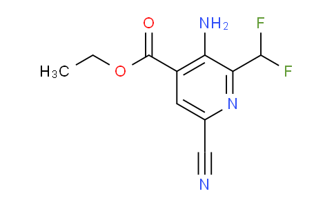 AM133306 | 1806789-39-8 | Ethyl 3-amino-6-cyano-2-(difluoromethyl)pyridine-4-carboxylate