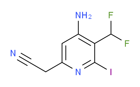 AM133307 | 1805136-32-6 | 4-Amino-3-(difluoromethyl)-2-iodopyridine-6-acetonitrile