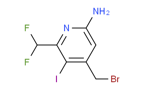 AM133329 | 1806814-23-2 | 6-Amino-4-(bromomethyl)-2-(difluoromethyl)-3-iodopyridine