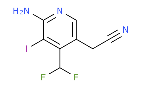 AM133339 | 1806894-41-6 | 2-Amino-4-(difluoromethyl)-3-iodopyridine-5-acetonitrile