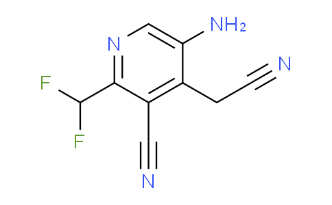 AM133341 | 1804971-19-4 | 5-Amino-3-cyano-2-(difluoromethyl)pyridine-4-acetonitrile