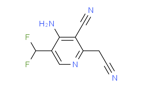 AM133345 | 1806812-89-4 | 4-Amino-3-cyano-5-(difluoromethyl)pyridine-2-acetonitrile