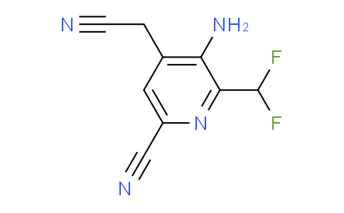 AM133348 | 1803671-12-6 | 3-Amino-6-cyano-2-(difluoromethyl)pyridine-4-acetonitrile